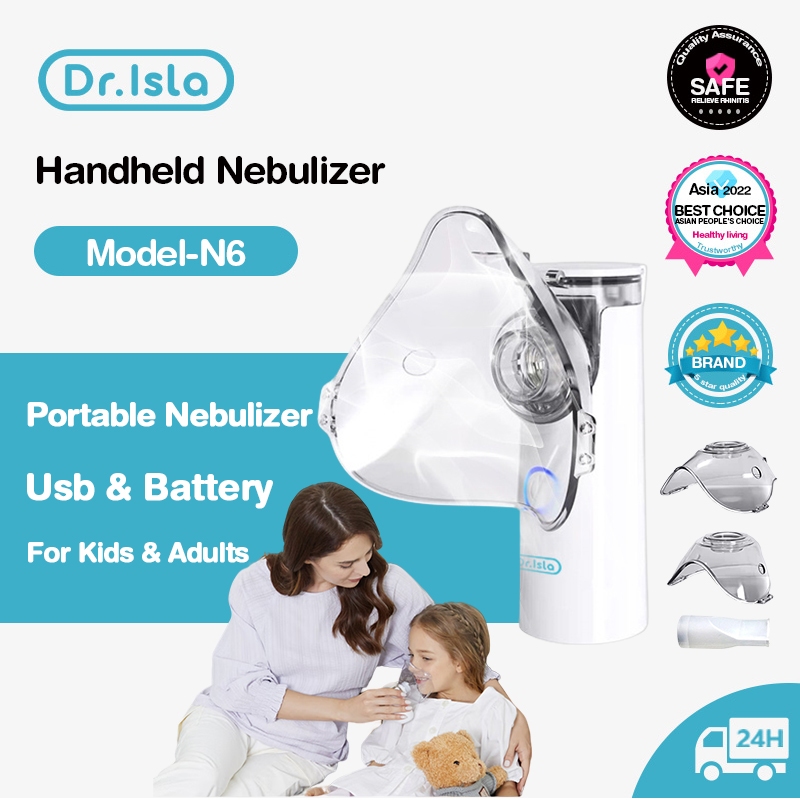 Dr.Isla Nebulizer Handheld Portable Ultrasonic Spray Handheld Asthma ...