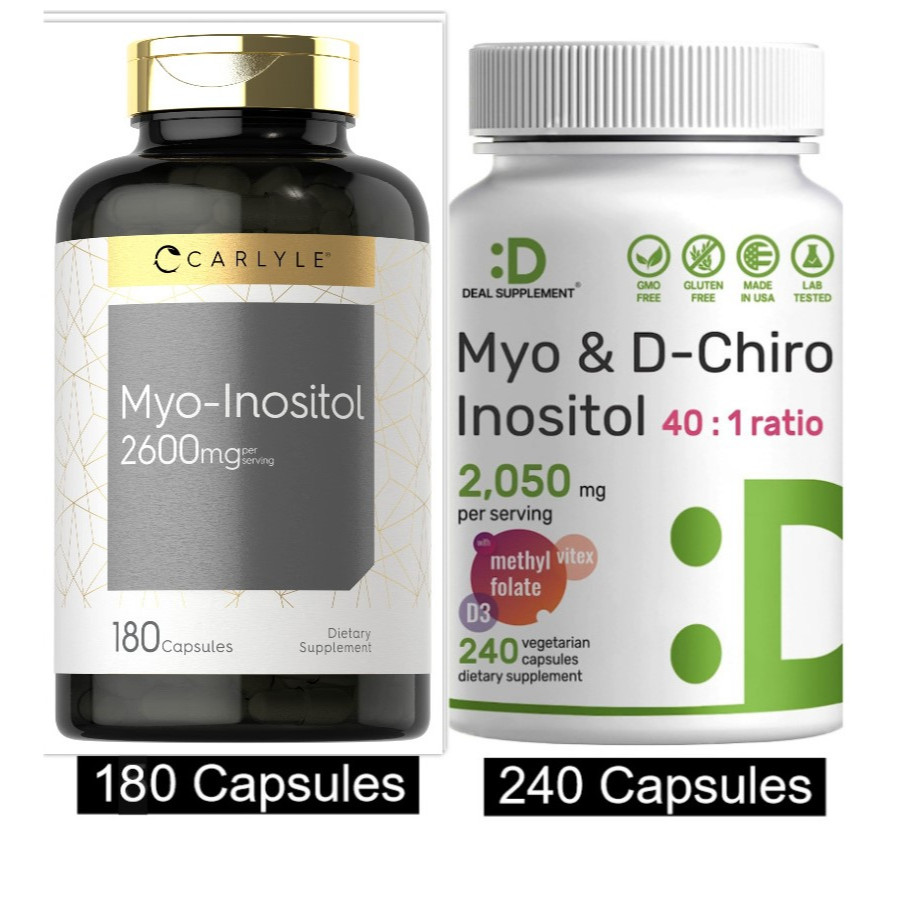 Myo D Chiro Inositol Supplement Capsules for PCOS Weight loss