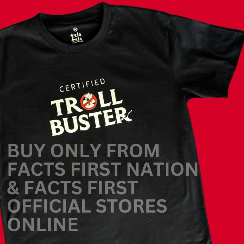 Facts First Shirt [TROLL BUSTER Series] | Shopee Philippines
