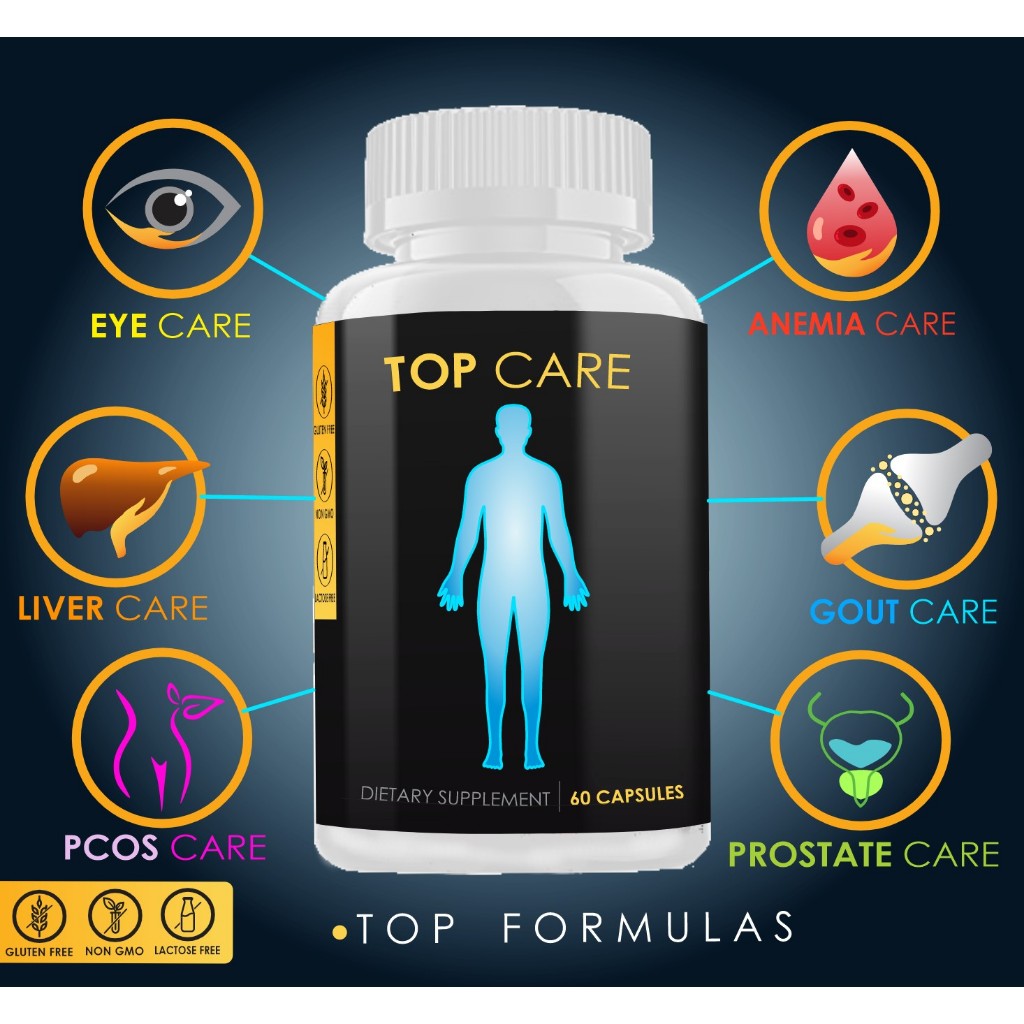TOP Nutrition PCOSGOUTANEMIC CARE Uric Acid Lutein Vitamin B12 Myo