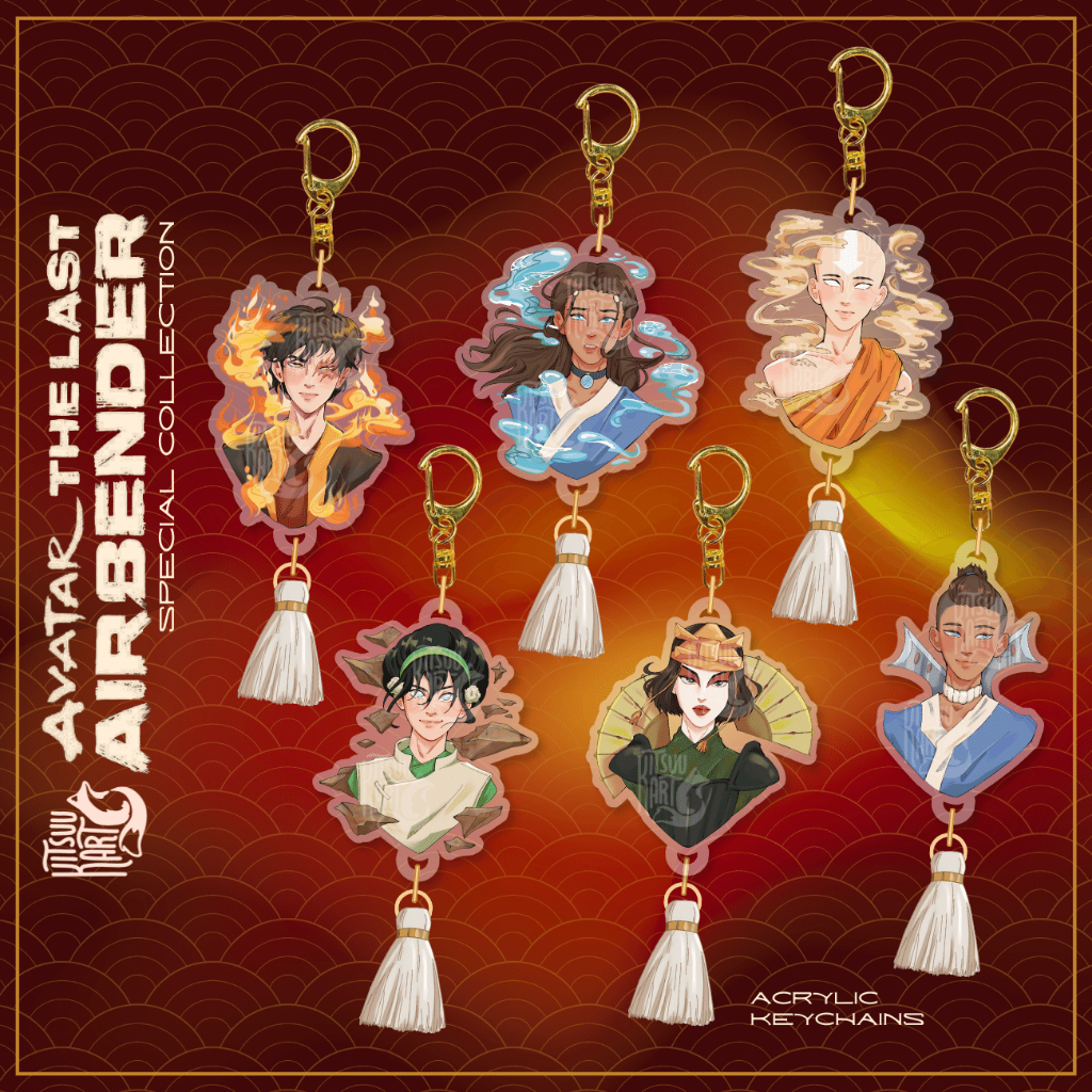 Avatar Last Airbender Collection Keychain Stickers Shirt | Kitsuukart ...