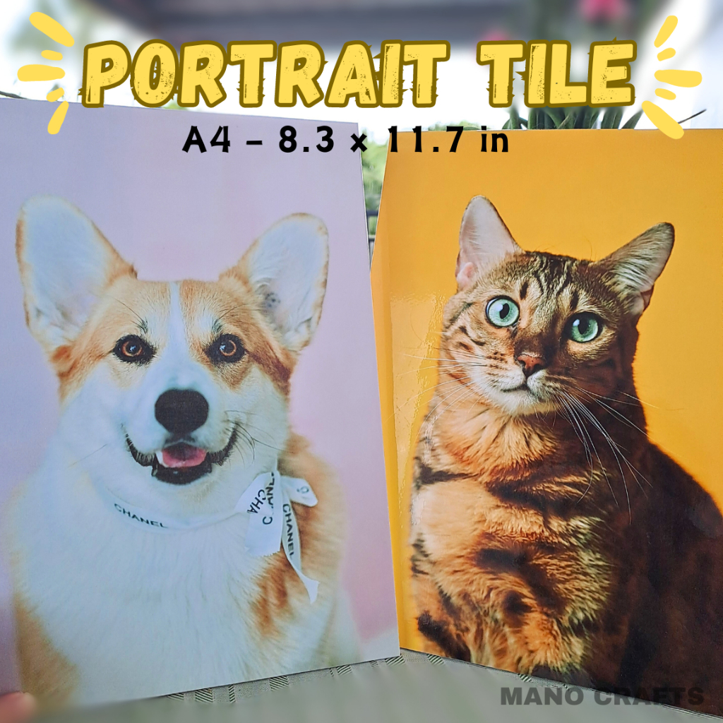 [PROMO] Photo Tile A4 size - 5mm Sintra Board - Wall Decoration [Read ...