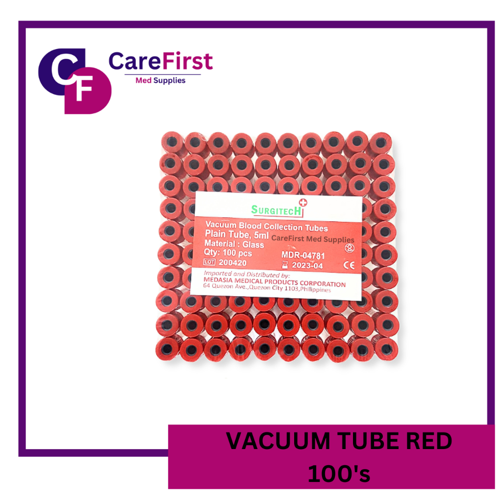 Vacutainer Tube Red Top | Shopee Philippines