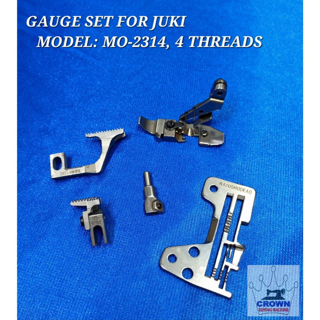 GAUGE SET JUKI MODEL MO2314 (4 THREADS) FOR EDGING SEWING MACHINE