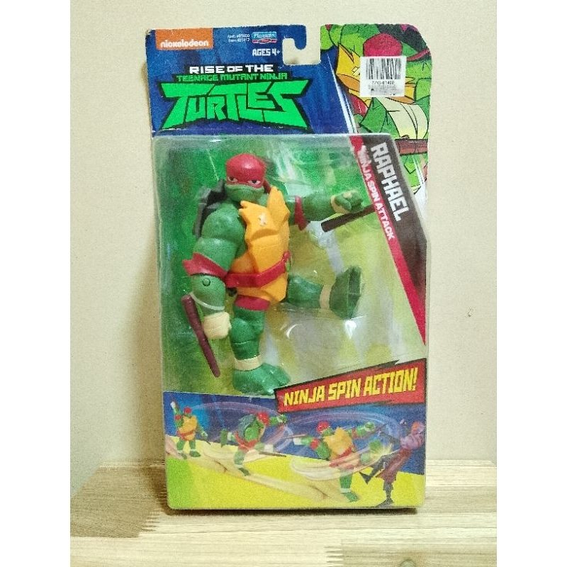 Rise of the Teenage Mutant Ninja Turtles Raphael Ninja Spin Action ...