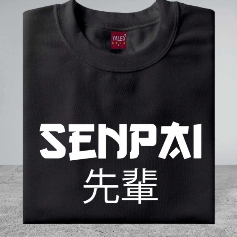 Senpai Japanese Word Statement T-shirt Unisex Design 100% Cotton Fabric ...