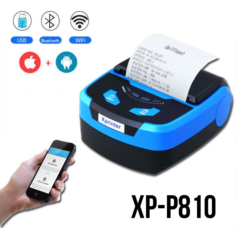 XP P810 Mobile Thermal Receipt Printer USB + Bluetooth | Shopee Philippines