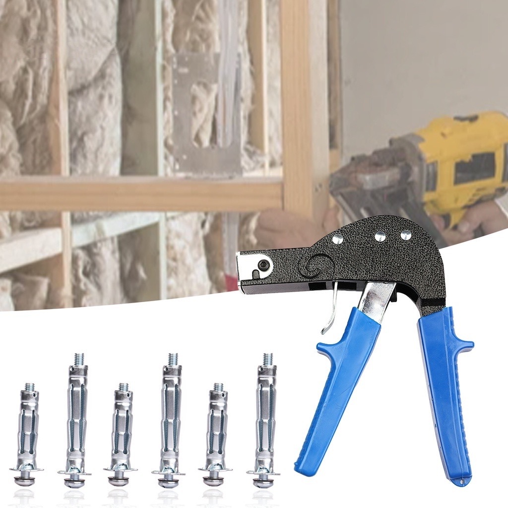 Metal Cavity Anchor Bolt Installer Tension Hollow Gecko Gun Pull Rivet Gun Wall Anchor Gun