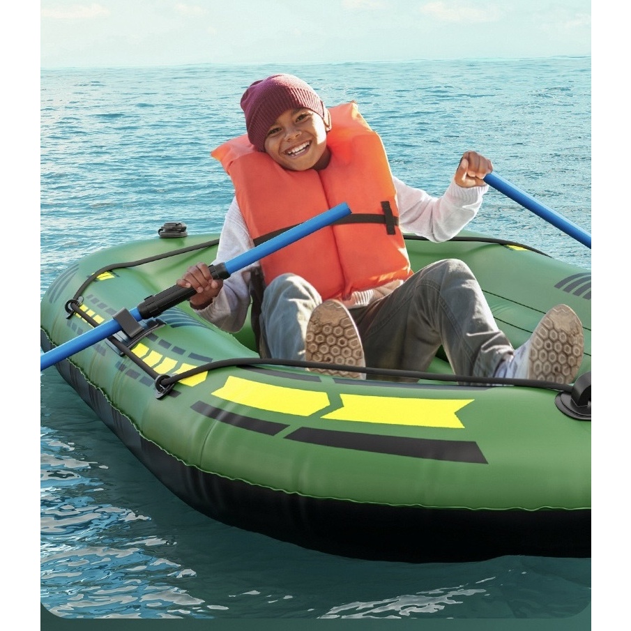 （XY）Thickened double kayak, sea rafting inflatable air bag boat, double ...