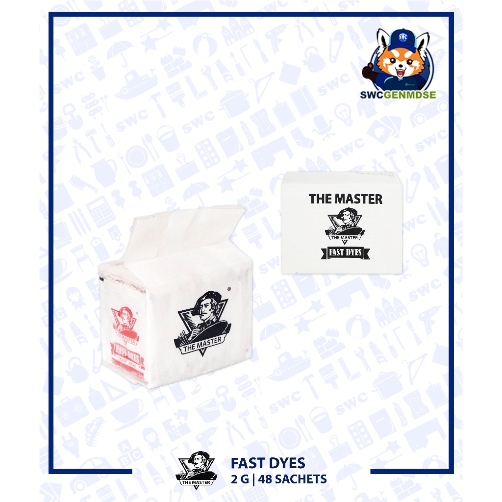 THE MASTER Fast Dyes | Jubos | Sold Per Box/Pouch (48 Sachets) | Shopee ...