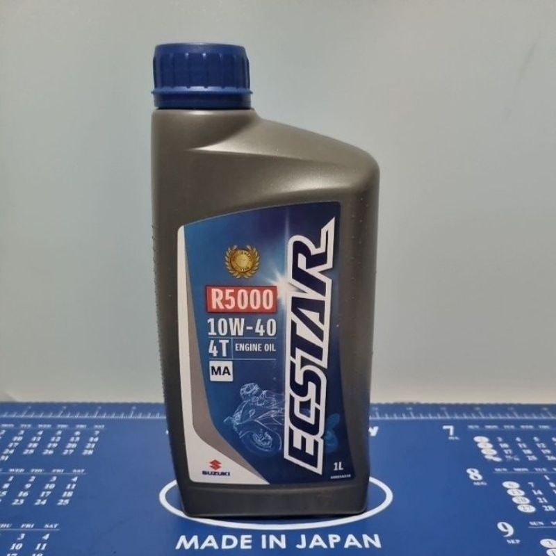 Suzuki ECSTAR R500 Oil 10w40 4T MA 1Liter (Genuine) | Shopee Philippines