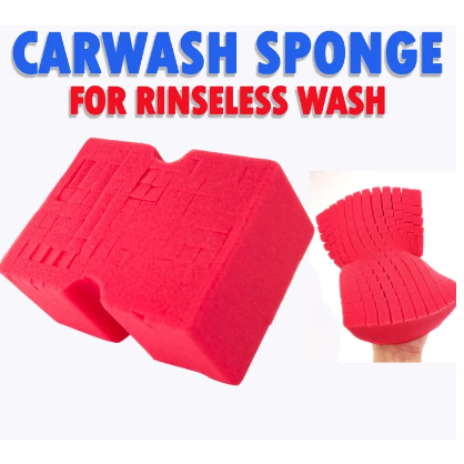 Red Sponge for Rinseless Carwash | Shopee Philippines