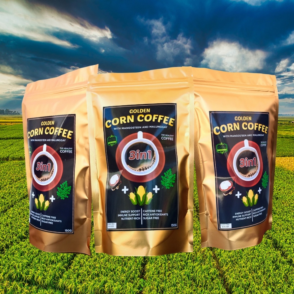 Corn coffee with malunggay and mangosteen 3in1 150 grams | Shopee ...