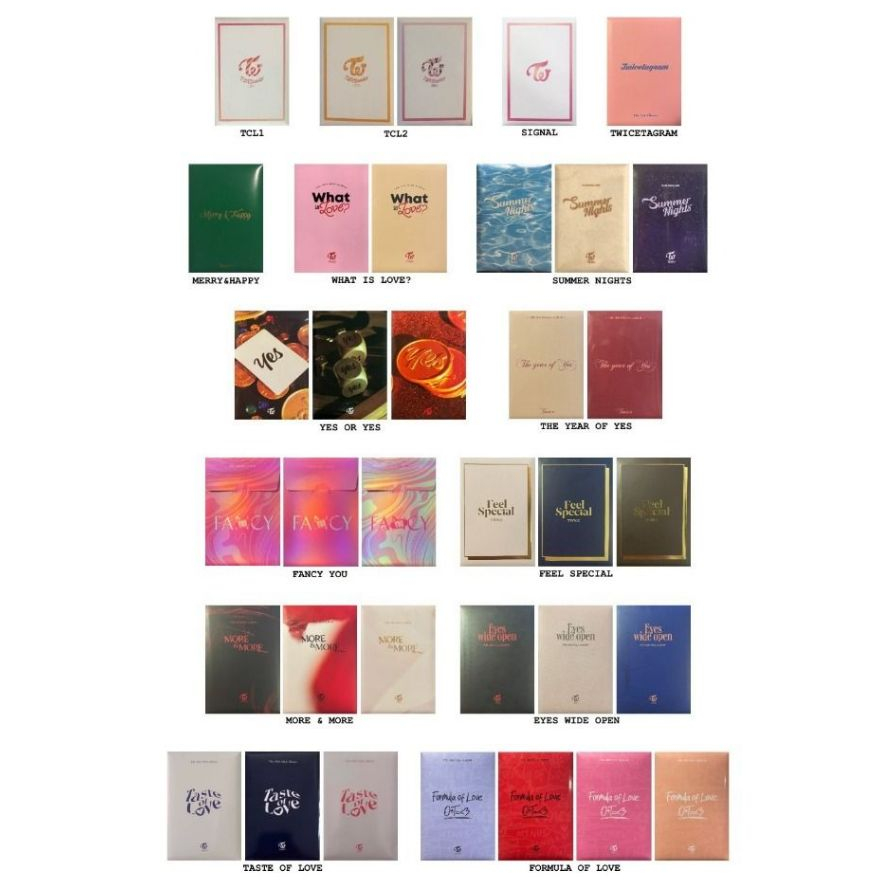 [ON HAND] TWICE Album Official POB PHOTOCARD SET 10pcs limited edition ...