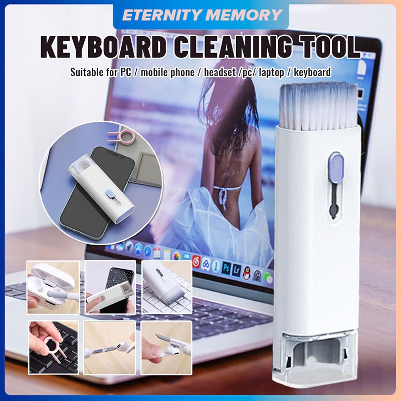 7-in-1 Computer Keyboard Cleaner Brush Kit Laptop Keyboard Headphone ...