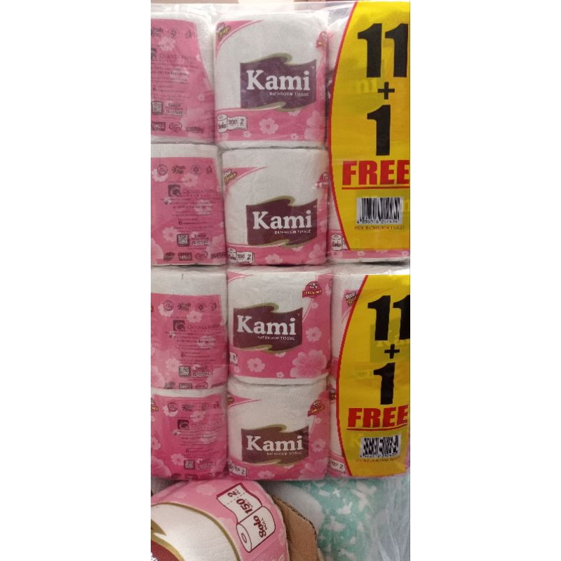 KAMI Paper Towel tissue 2ply 11+ 1 | Shopee Philippines