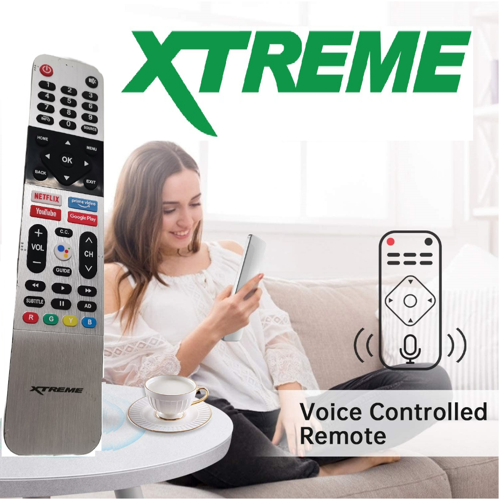 (QUALITY) XTREME Remote VOICE Command Skyworth Coocaa Remote Control ...
