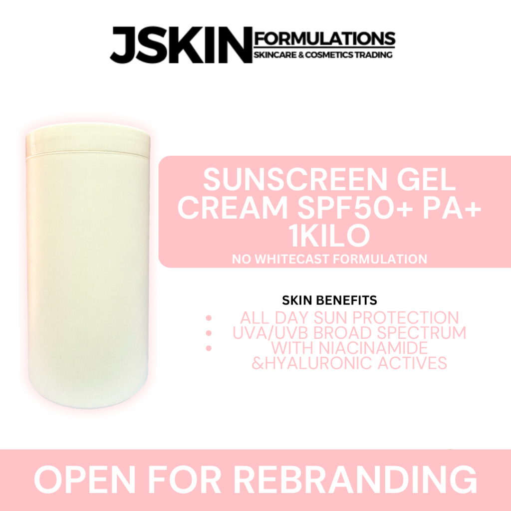 SUNSCREEN GEL CREAM SPF50+ PA++ 1KG | Shopee Philippines