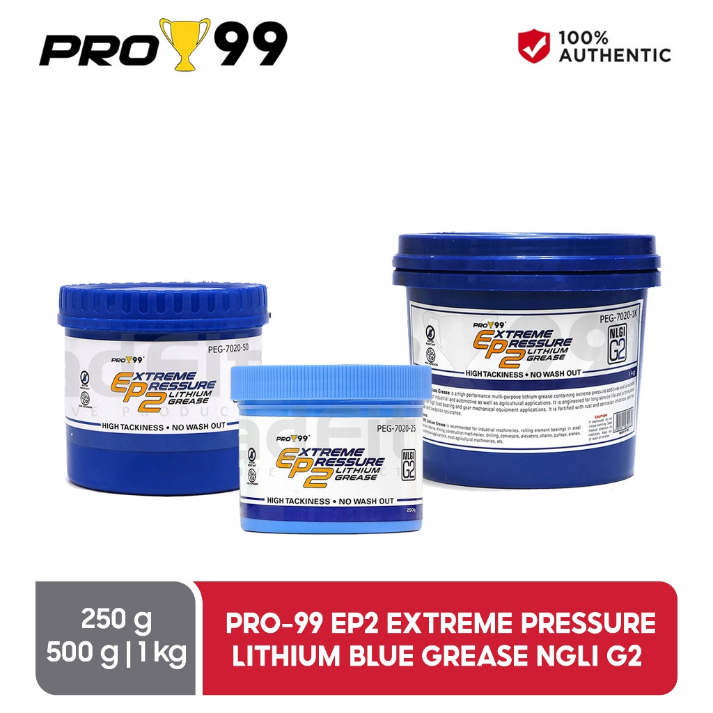 Pro99 EP2 Extreme Pressure Lithium Blue Grease NGLI G2 ( 250g / 500g