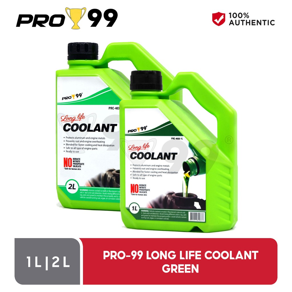 Pro-99 Long Life Coolant Green - 1L ( 1 Liter ) 2L ( 2 Liters ...