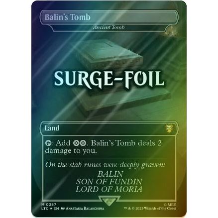 MTG Proxy Card - Ancient Tomb (Balin's Tomb Surge Foil) | Tales of ...