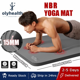 Yoga Mat Thicken 20mm Widened Lengthened NBR Non-slip Esterilla Yoga Home  Fitness Mat Male Female Beginner Gym Pilates Exercise