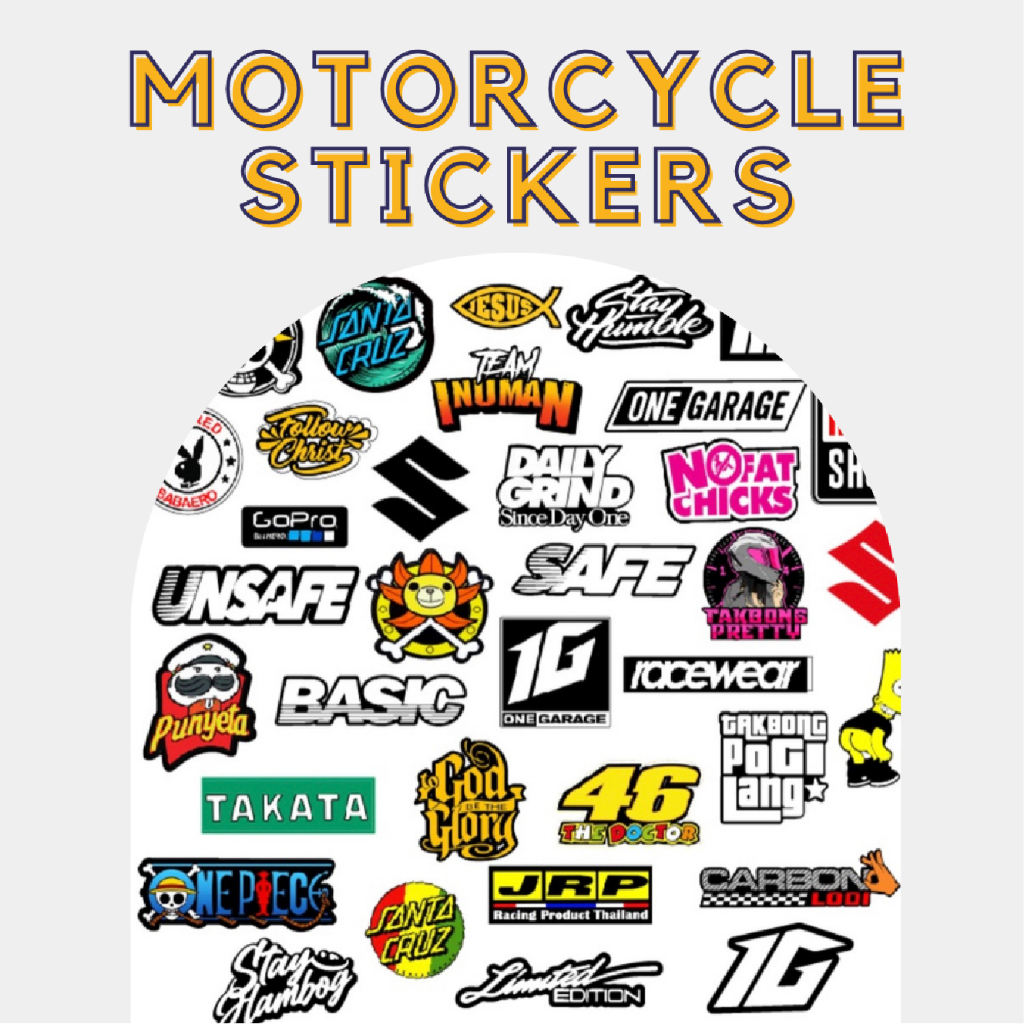 Motorcycle Sticker | Car Sticker | Helmet Sticker | Matte Laminated ...