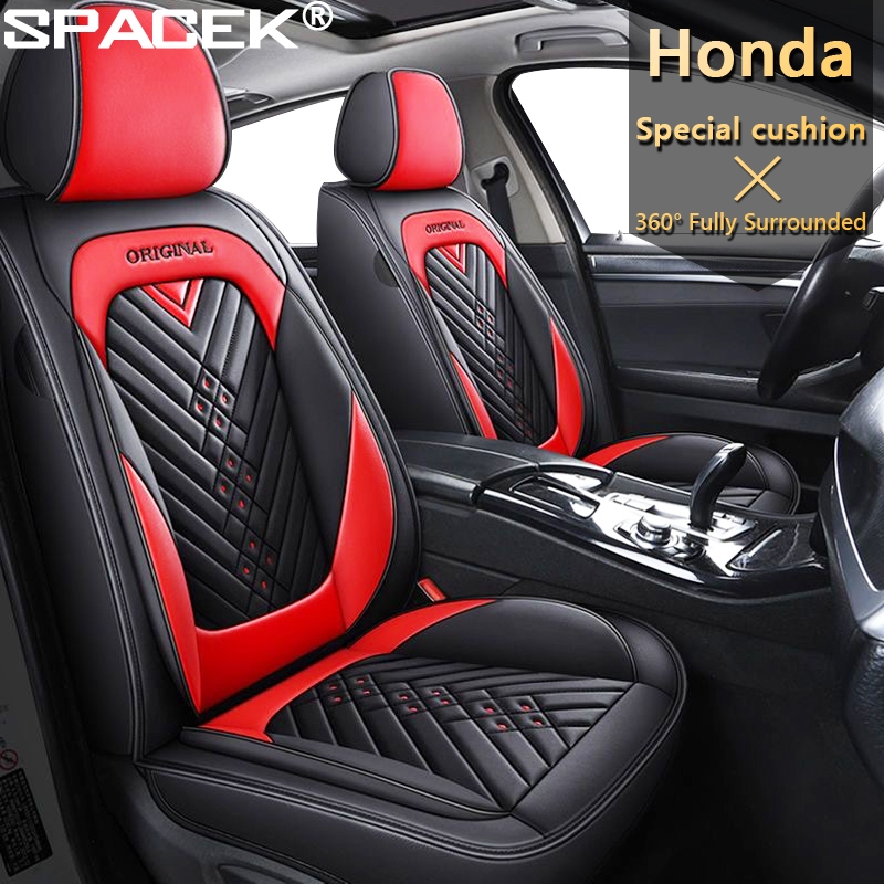 Honda Full Set Leather Car Seat Covers, For Civic, City, Jazz, Accord,  CR-V, HRV, Brv, Brio, Mobilio
