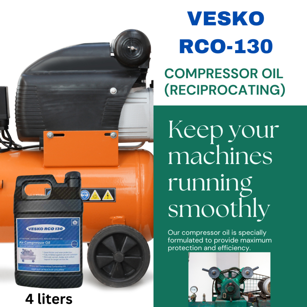 Air Compressor Oil (NonDetergent, Reciprocating/Piston) RCO130 4