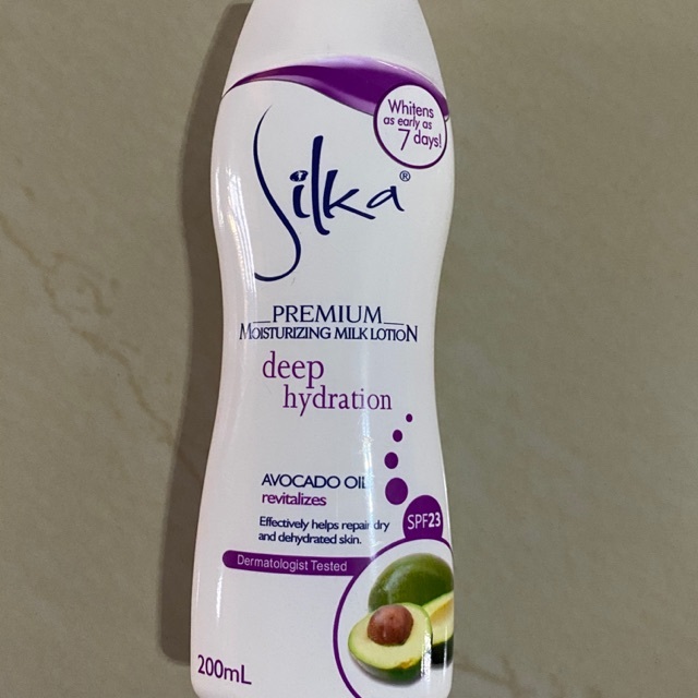 Silka Skin Premium Whitening Body Avocado Oil Lotion 100ml | Shopee ...