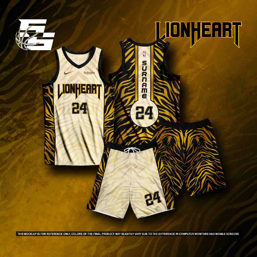 LIONHEART | CUSTOMIZED TEAM NAME, NUMBER AND NAME | Full Sublimation ...