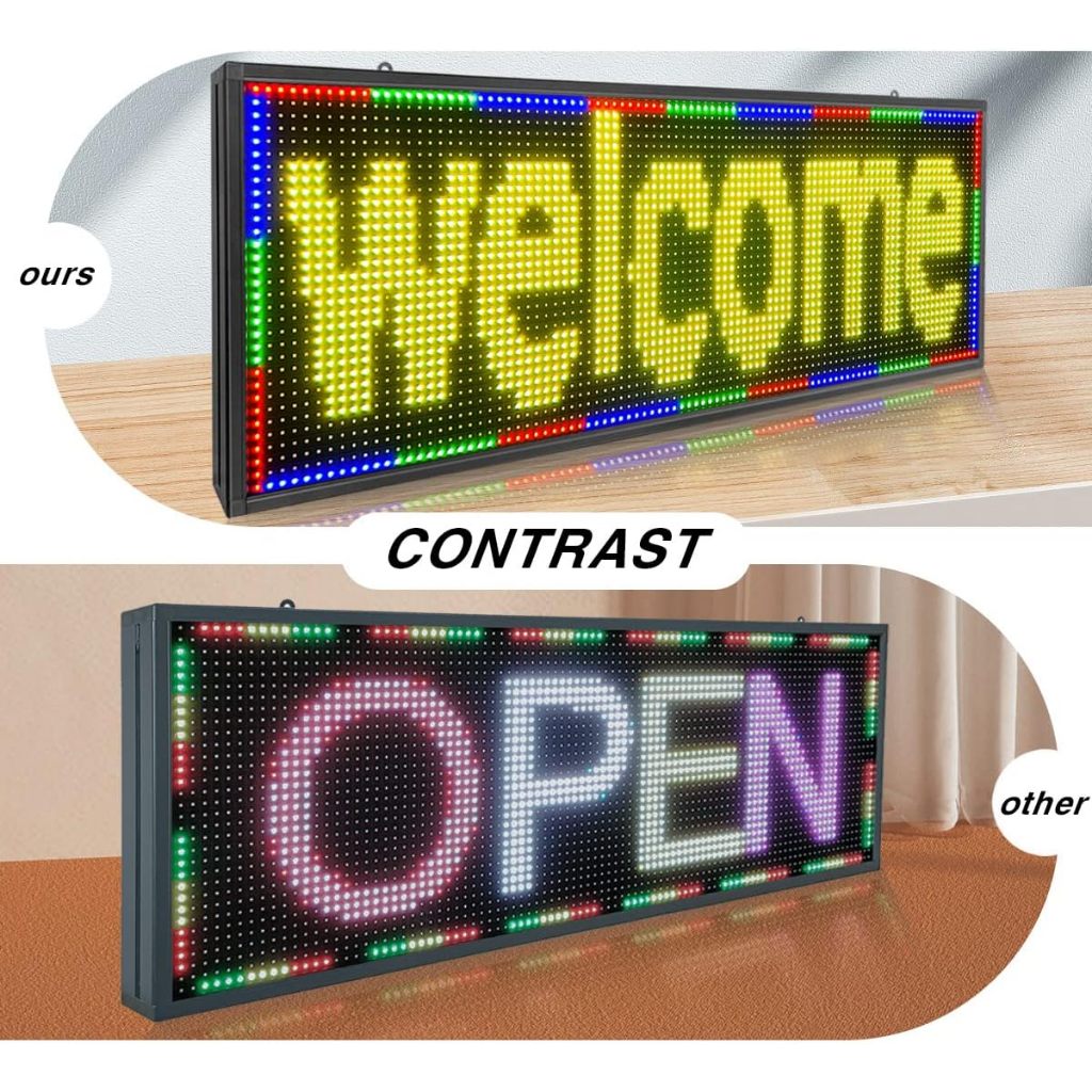 Customized Programmable LED Screen Panel Module Indoor, P10 RGB LED ...