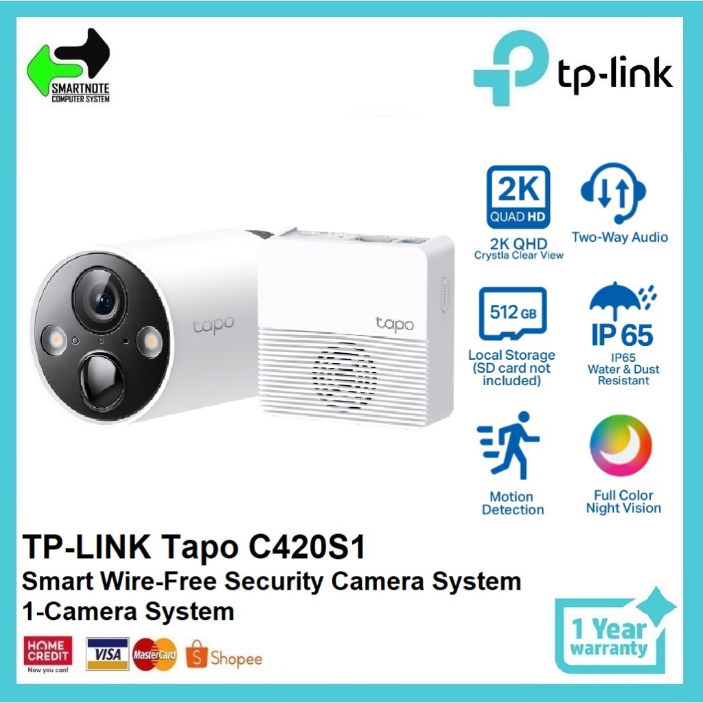 TP-Link TAPO C720 - Câmara De Vigilância IP  WiFi  2K QHD 2.1mm IR30m C Projetores Led 2800lm E Sensor Pir Ip65