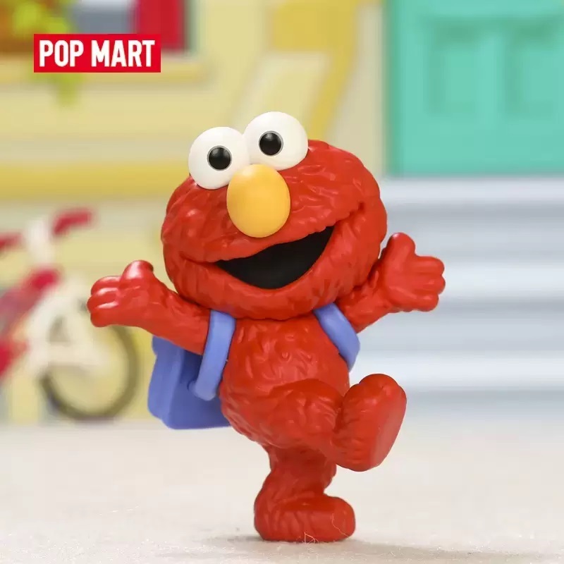 Pop Mart! Sesame Street Elmo With Backpack (Unsealed) | Shopee Philippines