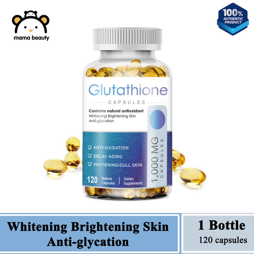 Mama Beauty Glutathione Capsules Whitening Skin Collagen Glow Softgels Antioxidant Anti Aging