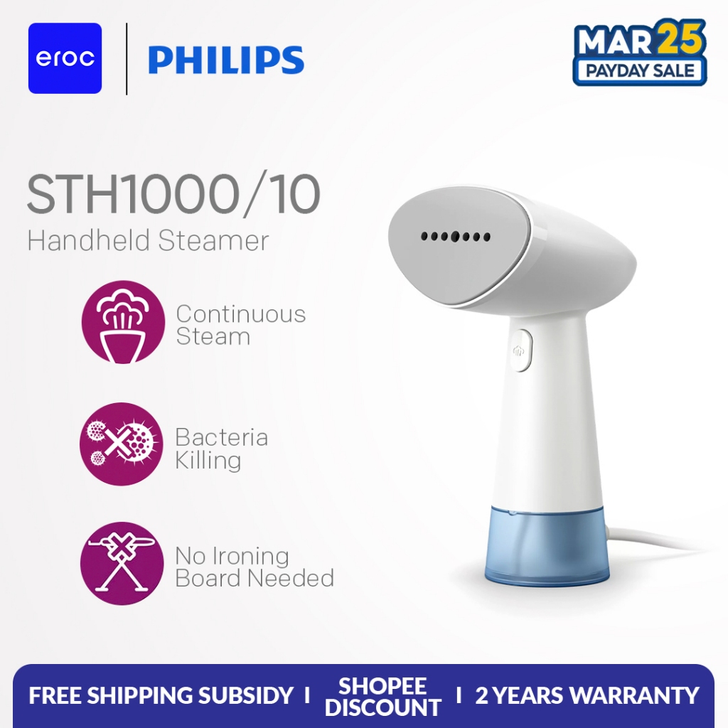 Philips STH1000/10 Handheld Compact and Lightweight Garment Iron