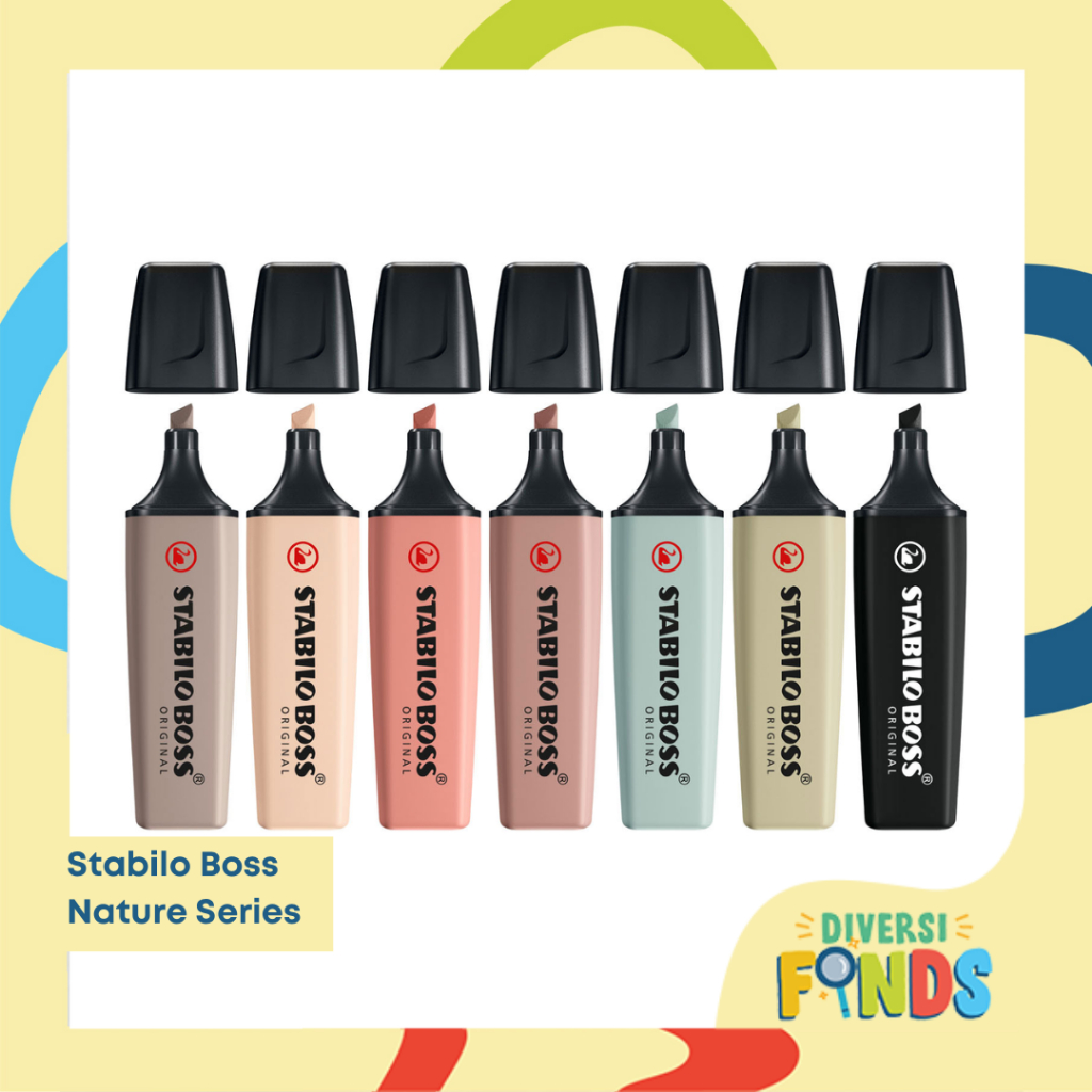 1pc Stabilo Boss Nature Series Highlighters and Text Marker Shopee