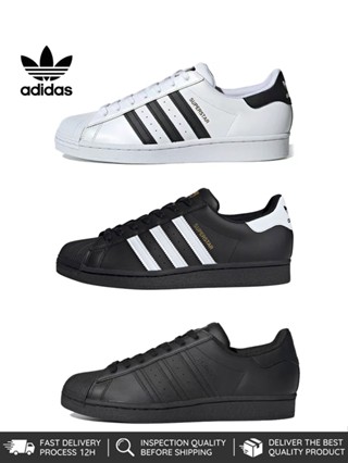 Adidas superstar gold label black best sale