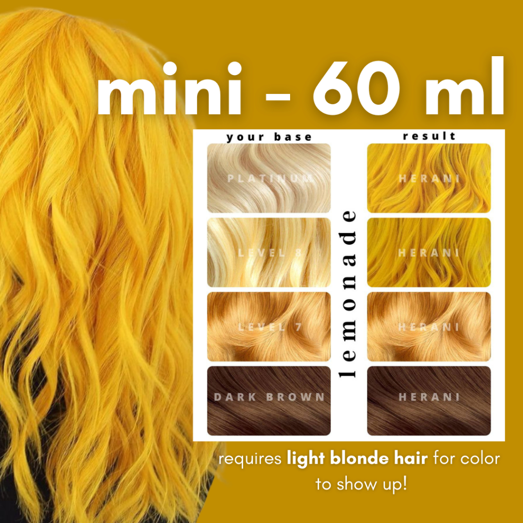 MINI Herani Semi Permanent Hair Dye Conditioner Based Non Damaging Hair Color Shopee Philippines