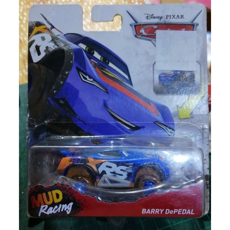 Mattel Disney Cars Pixar XRS Mud Racing Barry DePedal Diecast Metal 1: ...