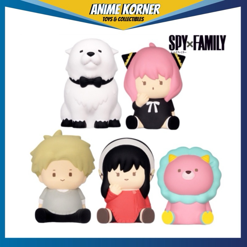 Spy X Family Chubby Cute Figures Soft Vinyl Takara Tomy Arts - Anya Yor 