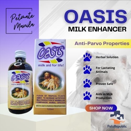 OASIS Milk Aid for Life Pet Vitamins 120ml Shopee Philippines