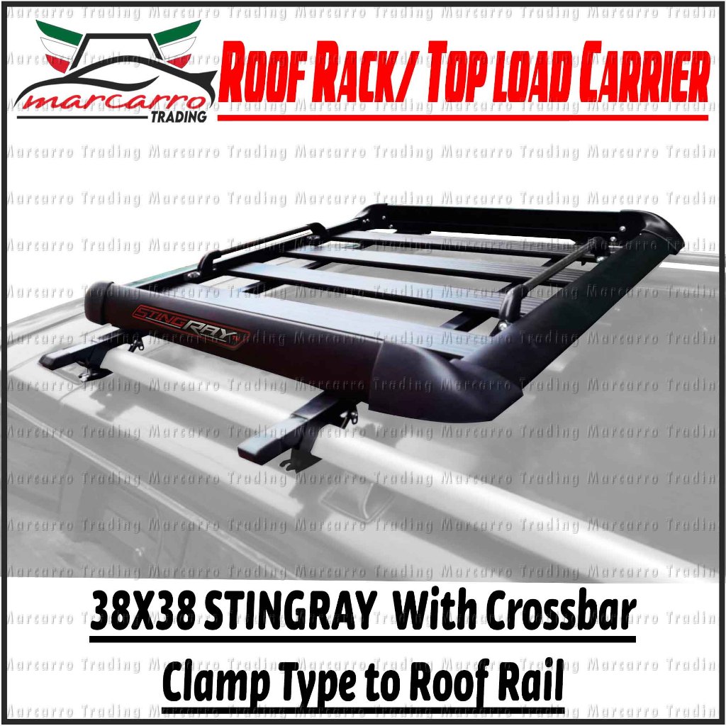 Stingray Roof Rack / Top Load Carrier 38x38 with Clamp Type To Roof ...
