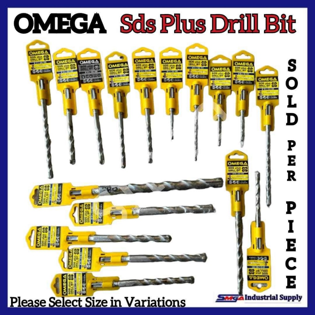 Omega SDS Plus Drill Bit Concrete for Rotary Hammer ( pls select size ...
