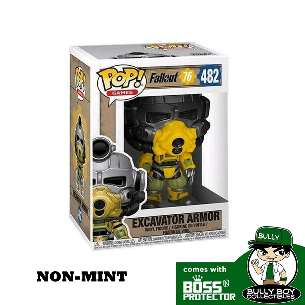 Funko POP! Games: Fallout 76 - Excavator Armor 482 (NON-MINT) With