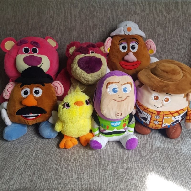 Toy story characters lotso mrs.potato buzz woody jessie stuffed toy ...