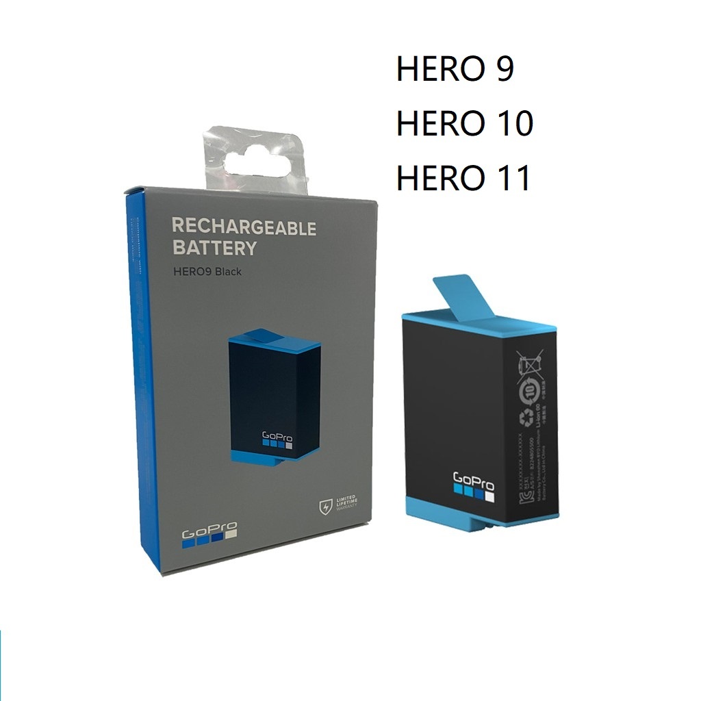 GoPro Replacement Battery For Hero 9/hero 10/hero 11/hero 12/hero9 ...