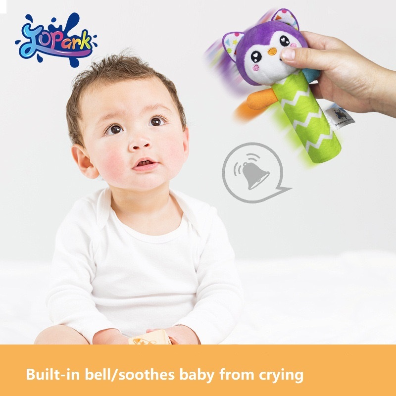 Mambo Baby Rattle Soft Plush Toys Animal Teether Squeeze Sound Baby ...