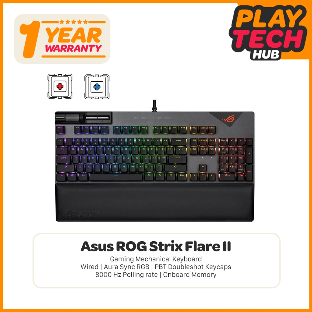 Asus ROG Strix Flare II Gaming Mechanical Keyboard | Shopee Philippines