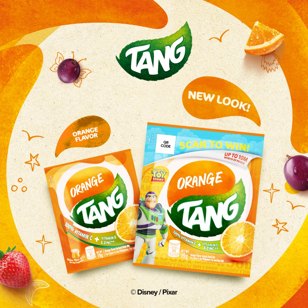 Water Flavour Packets Tang Orange Instant Drink Mix Powder - 750g Tub ...